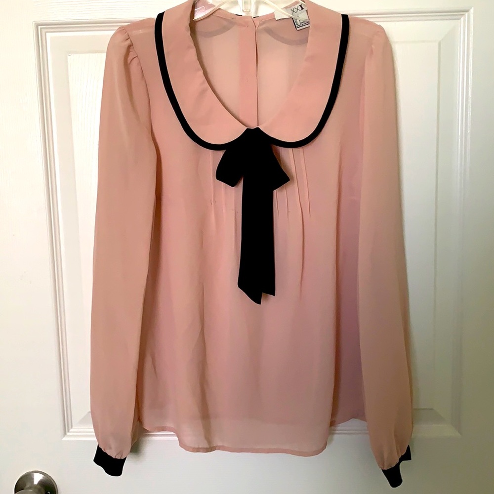 Light Pink Forever 21 Blouse